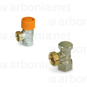 Комплект вентилей для подключения Ascotherm угловой ZV0109