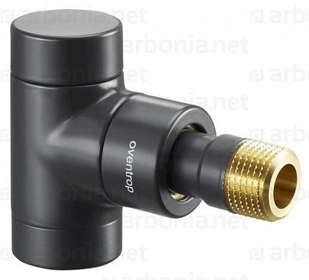 1166032 Oventrop Combi E вентиль на обр. подводку Ду15, 1/2&quot;, PN10, угловой, антрацит